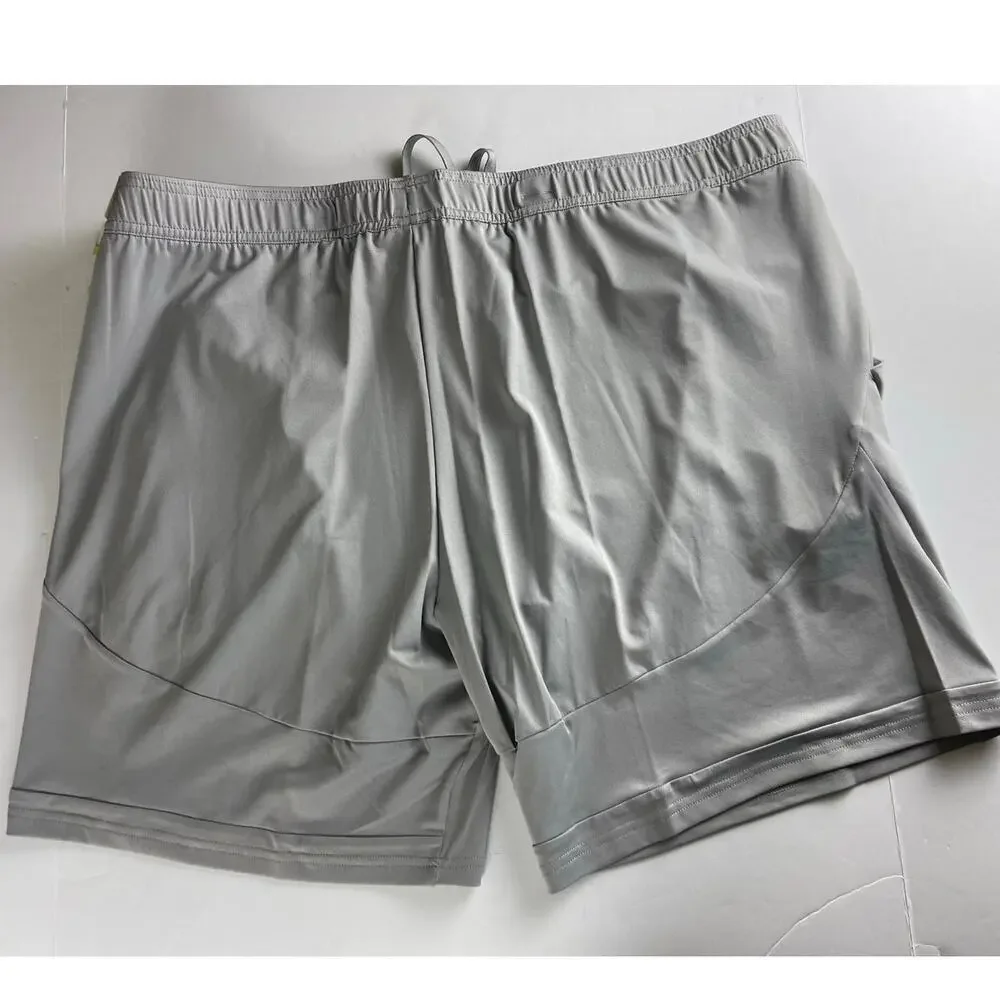 All In Motion Men's Athletic Training Shorts - Light Grey XXL